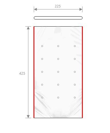 Produce Bags 350X775-50 APPLE 10Kg.With holes - Flexoplas