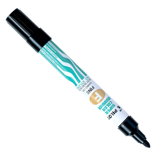 Pilot Super Colour Permanent Marker Fine Black (SCA-F-B)