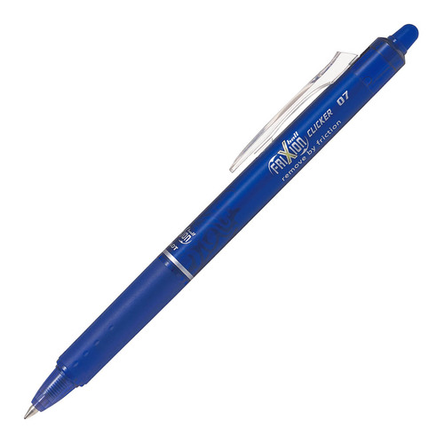 Pilot Frixion Clicker Erasable Fine Blue, Pack of 2 HS