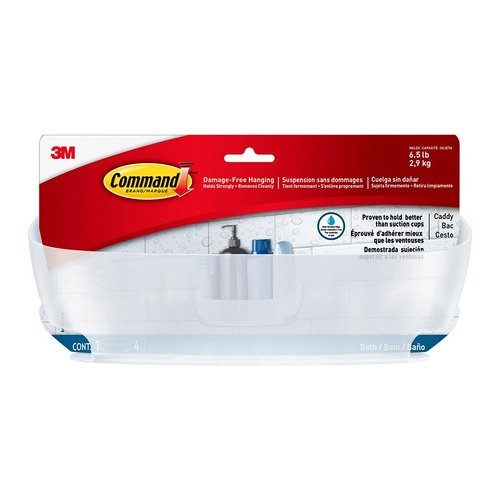 Command Shower Caddy BATH11-ESF with Water Resistant Strips