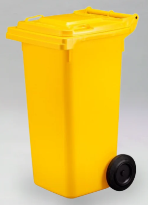 Wheelie Bin 120L Yellow