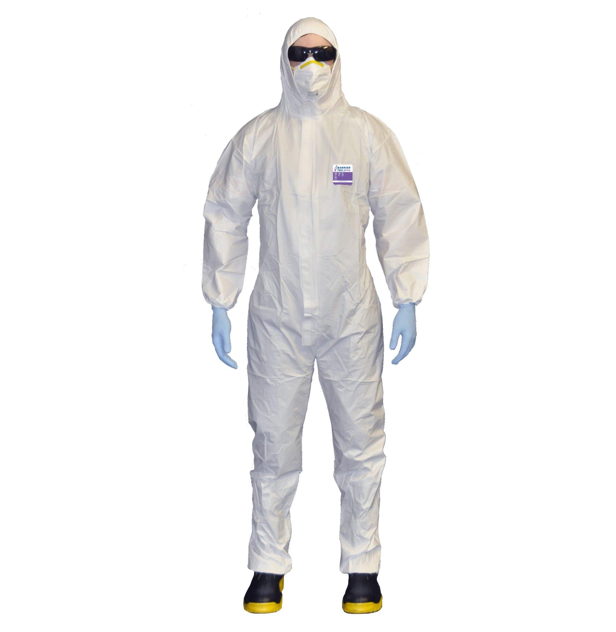 Disp Coveralls Barrier-Tec 2000B, Microporus, Brea-Size M