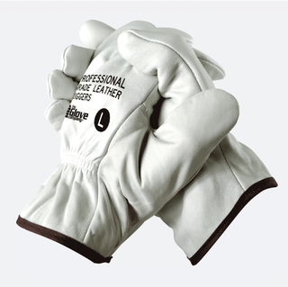 Leather Riggers Gloves Professional Grade XX-LARGE - Komodo Leather Man