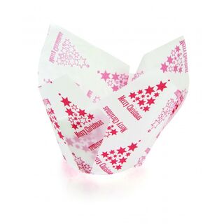 Texas Muffin Wrap - Christmas (250 ctn) - Confoil