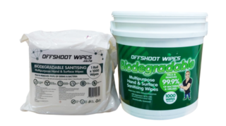 Hand & Surface Wipes Biodegradable - Bucket & Roll 1000wipes - Offshoot