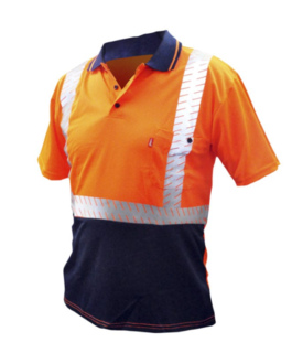 Good2Glow™ Hi-Vis Polo Shirt, Reflective, Size L - Esko