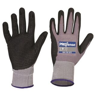 ProSense MaxiPro Gloves Dots Palm Dip, Size 7 - Paramount