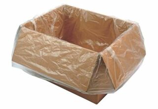 Carton Liner Gusseted Polyethylene Bag - Clear 350x250x650mm 30mu - Matthews