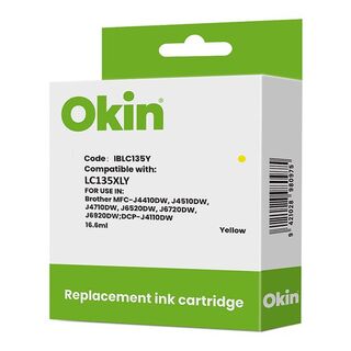 Icon Compatible Brother LC135 Yellow Ink Cartridge