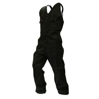 Overall Action Bib, 300Gsm Cotton, Black-Size 6
