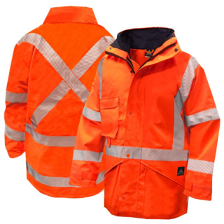 Torrential Rain Jacket, Orange-Size 4Xl