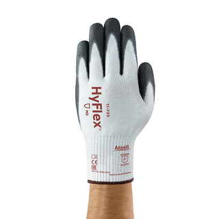 Ansell Hyflex 11-735 PU-Coated Cut Resistant Gloves – Durable and Long-Lasting - M (Vendor Pack)