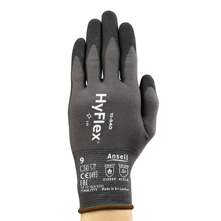 Ansell HyFlex 11-840 Foam Nitrile-Coated General Purpose Gloves – Improved Durability, Grip, and Abrasion Protection - XS (Vendor Pack)