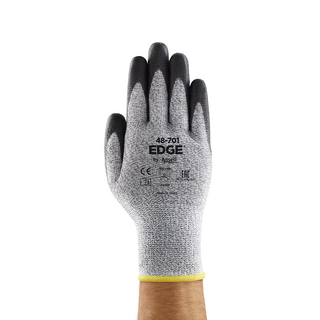 Ansell Edge 48-701 PU-Coated Work Gloves – Cut and Abrasion Resistance for Dry Environments - XS