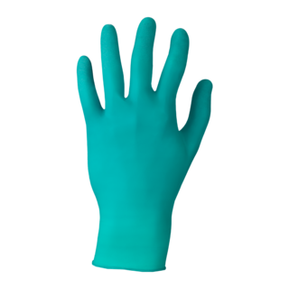 Ansell TouchNTuff 92-500 Powdered Nitrile Disposable Gloves – Chemical Splash Protection - S