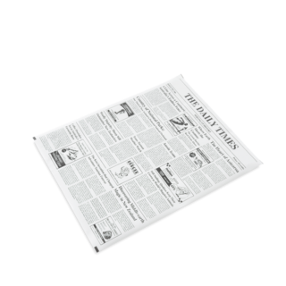 Wrap BL grease proof 1/2 newsprint dispenser newsprint 400 x 330 - Detpak