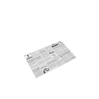 Wrap BL grease proof 1/4 newsprint dispenser newsprint 200 x 330 - Detpak