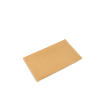 Wrap BR greaseproof 1/4 plain kraft dispenser brown 200 x 330 - Detpak